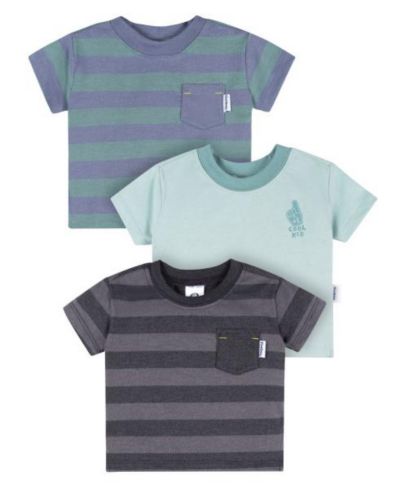 Детские футболки Gerber Baby Boys Short Sleeve, 3-Pack
