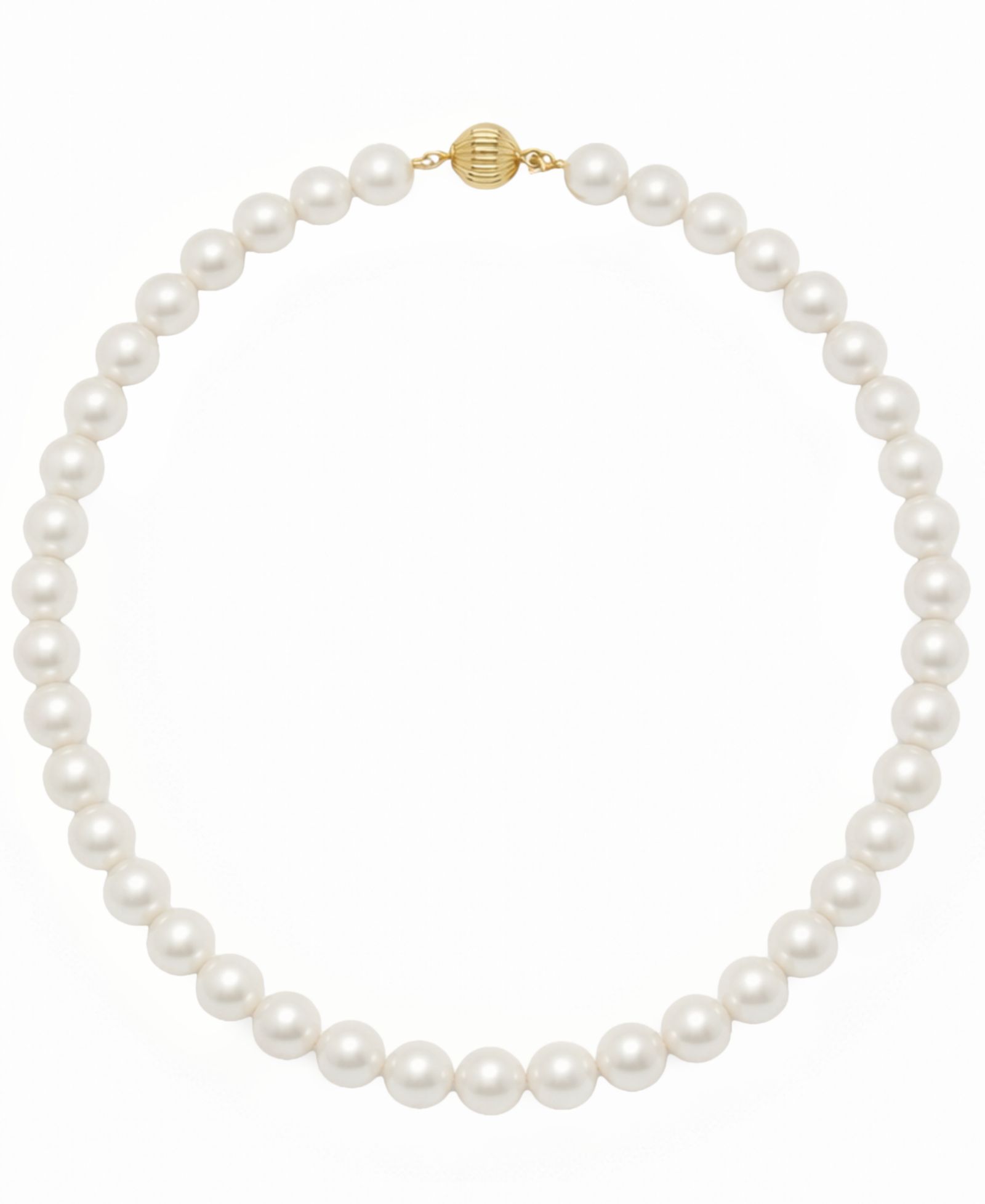 Ожерелье из культивированного речного жемчуга (8mm) в 14k Yellow Gold