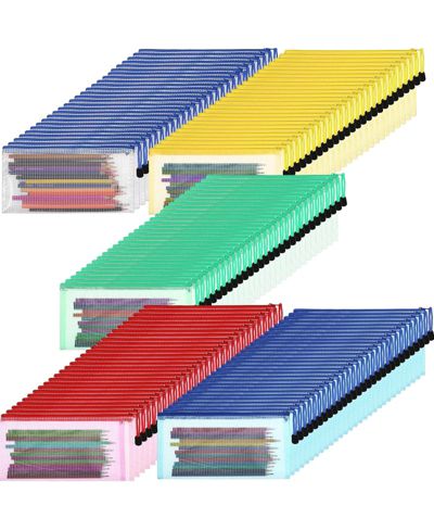 Набор прозрачных косметических сумок GNUADZ Mesh Zipper Pouch, 150 шт.