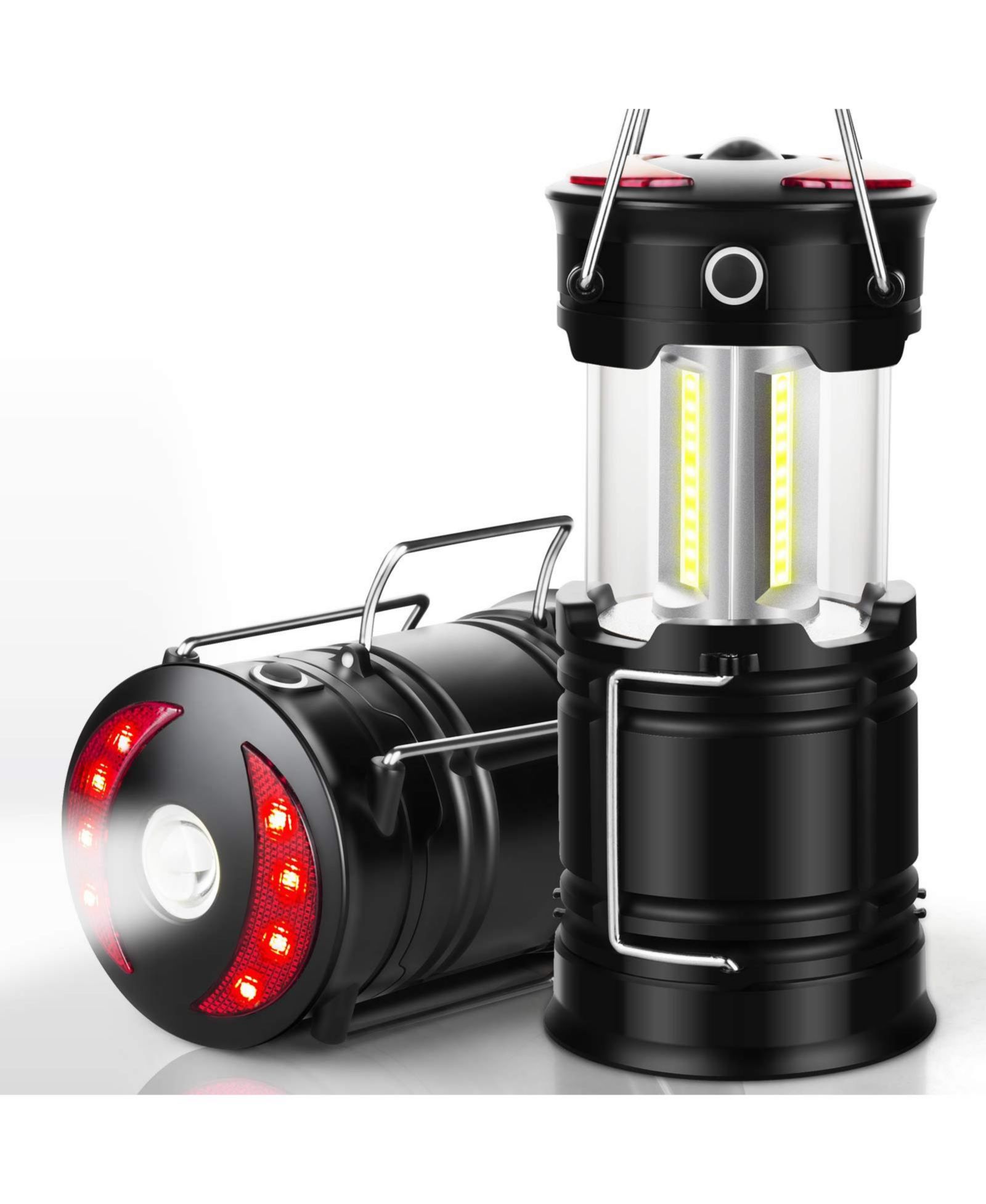 GNUADZ комплект из 2 шт, кемпинговые фонари USB rechargeable LED, аварийные фонари для походов