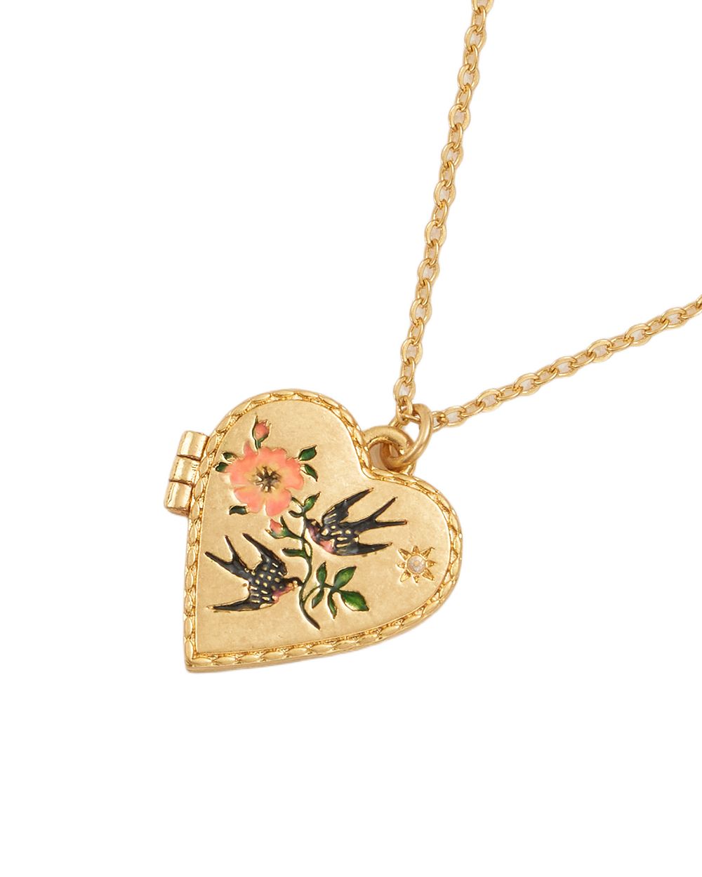Кулон Fable England Swallow Locket