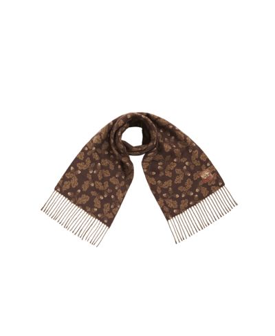 Шарф Fable England Chocolate Acorn Jacquard