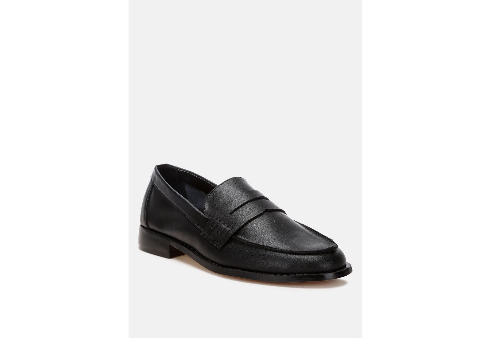 Rag and Co Womens Reiga Low Block Heel Loafers