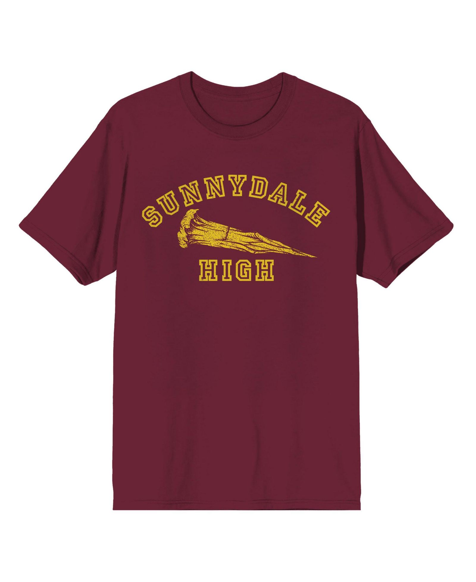Мужская футболка Buffy The Vampire Slayer Sunnydale High с коротким рукавом и круглым вырезом