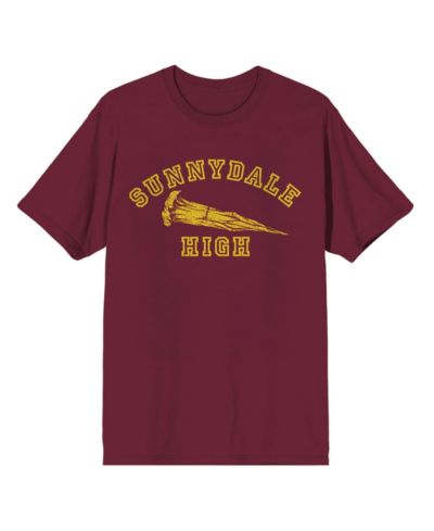 Мужская футболка Buffy The Vampire Slayer Sunnydale High с коротким рукавом и круглым вырезом