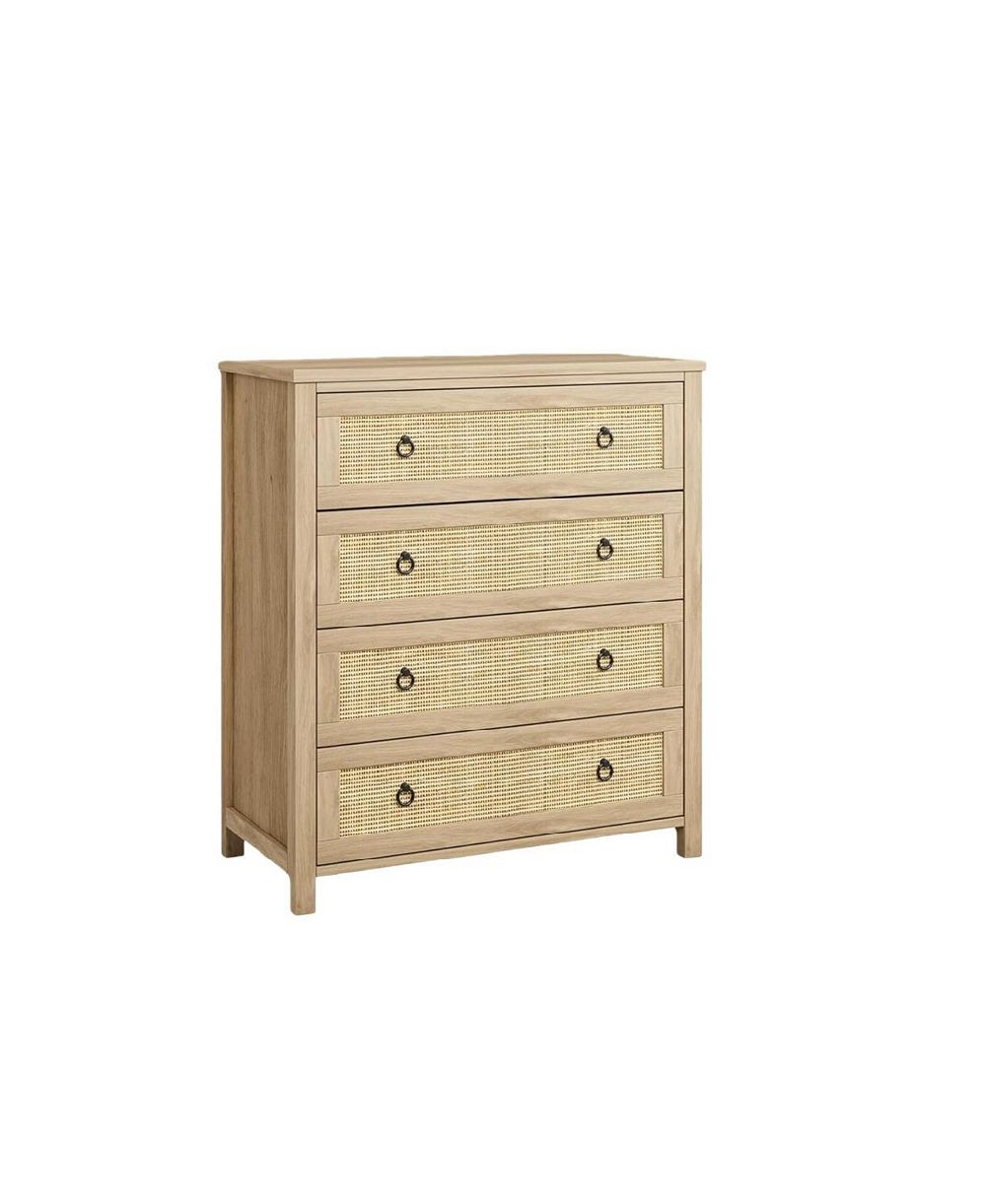 Комод Gaomon Rattan с 4 ящиками