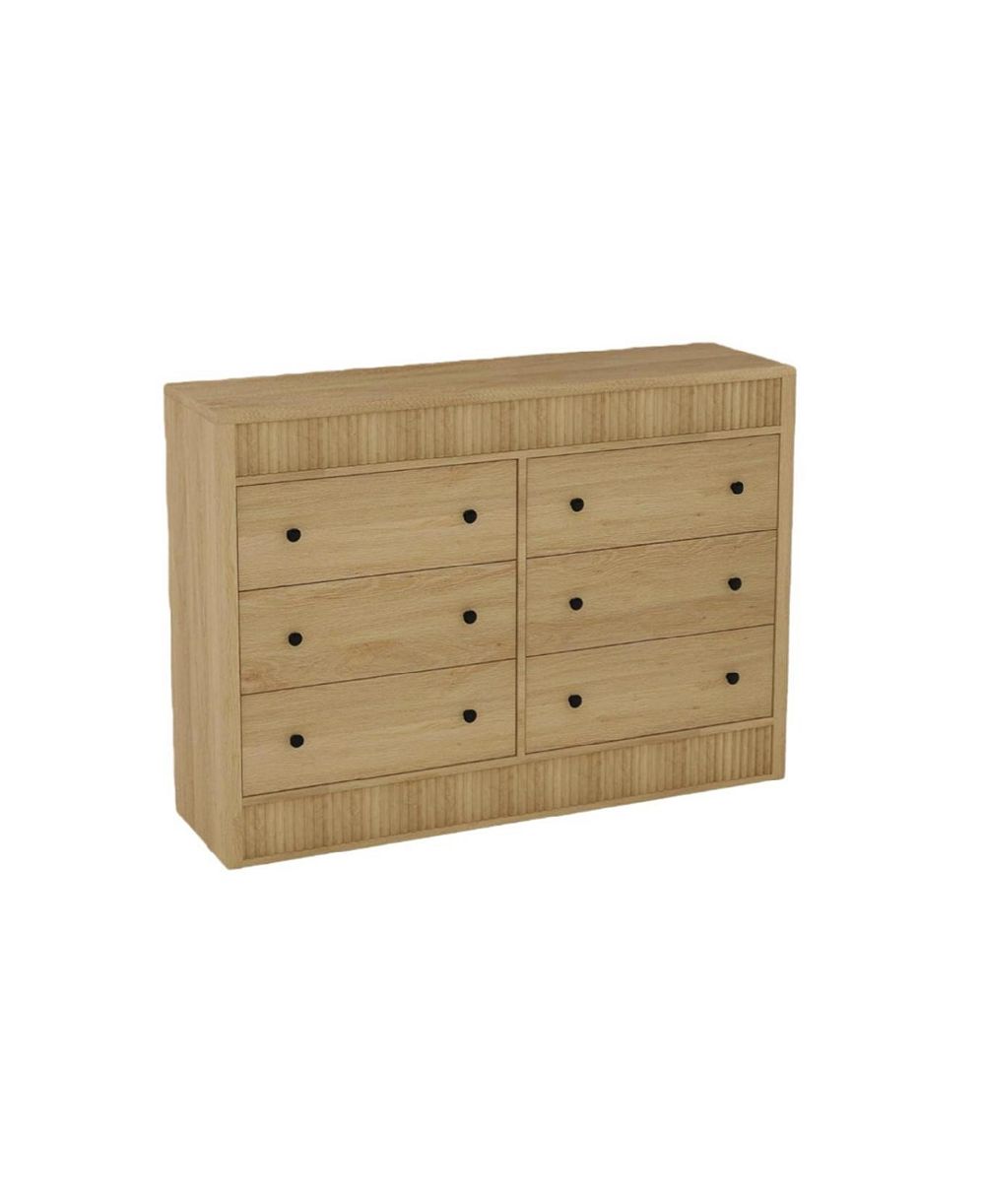 Комод gaomon Modern Fluted с 6 ящиками