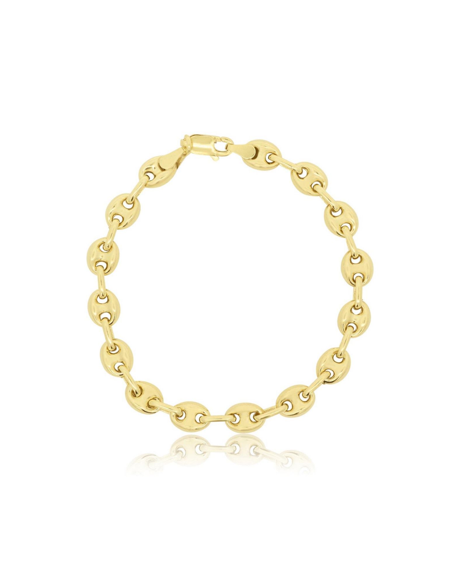 The Lovery Mariner Link браслет, позолоченное серебро 14K