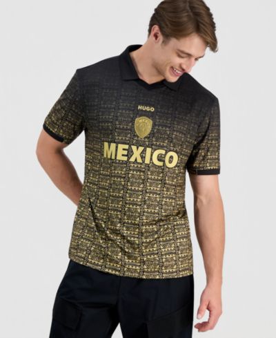 HUGO by Hugo Boss мужская футболка поло с расслабленным кроем для футбола в Мексике