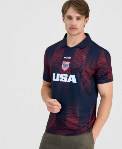 HUGO by Hugo Boss Мужская рубашка-поло Mesh Jersey Slim-Fit
