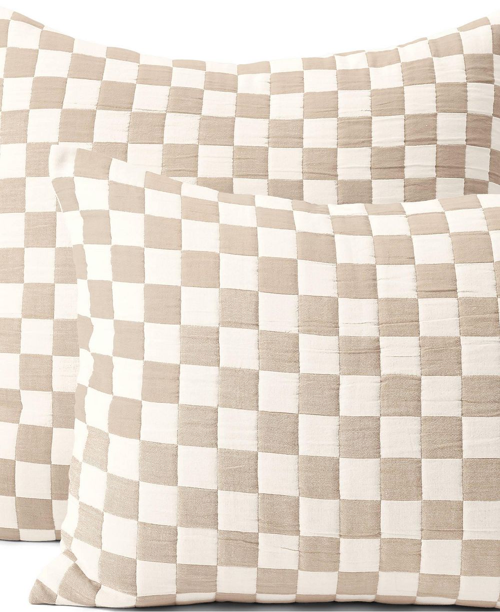 Lands' End стеганая наволочка Jacquard Quilted Sham