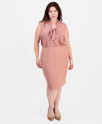 Kasper Plus Size Pencil Skirt