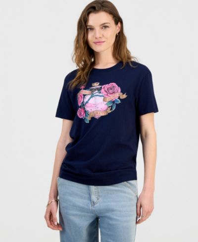 Self Esteem Juniors' Breaking Hearts Graphic-Print Tee