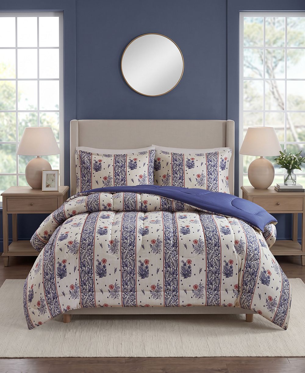 Macy's Sabine Reversible 3-Piece Comforter Sets