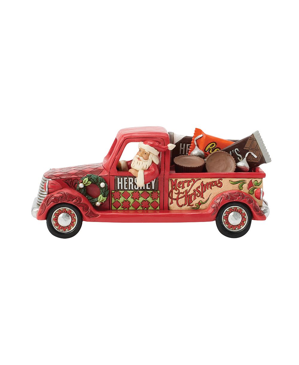 Jim Shore Hershey Santa in Truck Figurine