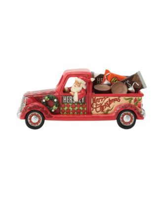 Фигурка Деда Мороза Hershey в грузовике от Jim Shore