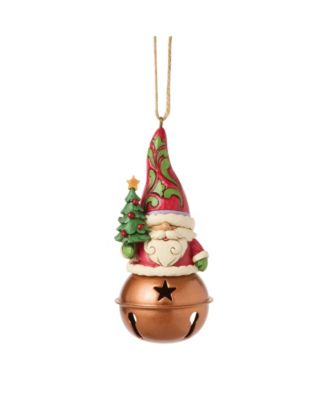 Jim Shore Heartwood Creek Christmas Santa Gnome on Bell Ornament