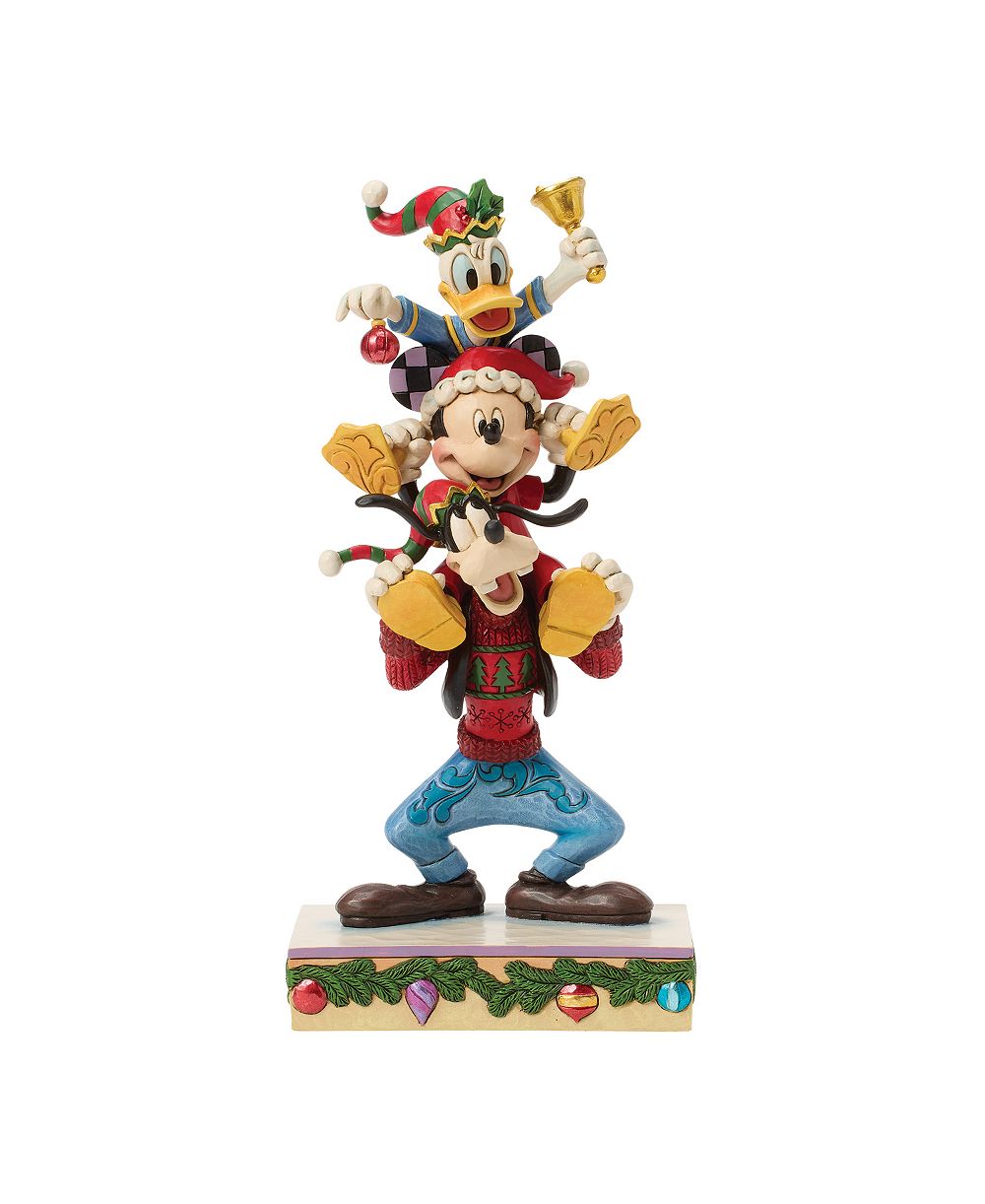 Jim Shore Disney Traditions Микки, Дональд и Гуфи Стоящая фигурка