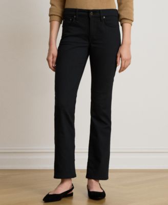 Lauren Ralph Lauren Women's Mid-Rise Slim Straight Jeans