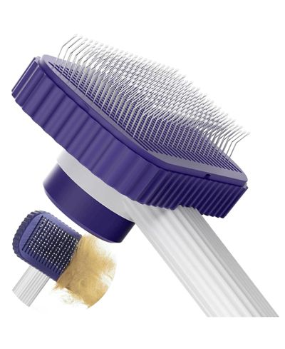 ARONKL Cat Brush for Long Short Haired Cats Remove Loose Mats Rounded Pins Skin Friendly Easy Clean Grooming Tool