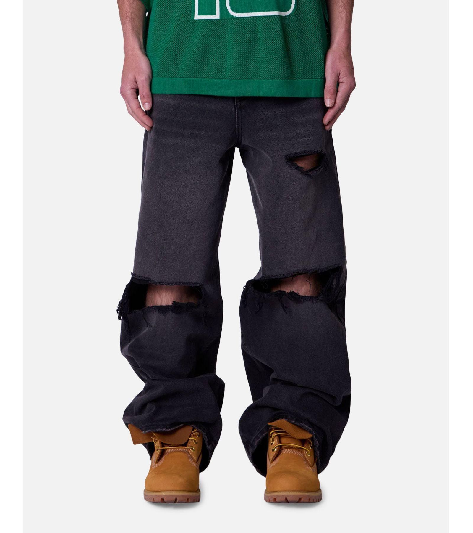 mnml Men's Rave Distressed Jeans