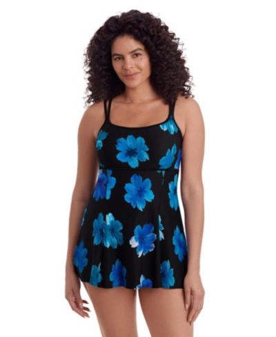 Longitude Женский платьице для плавания Empire Princess Seam Long Torso