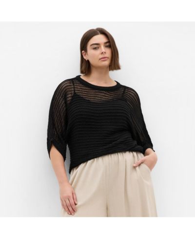 Crochet Knit Resort топ Plus Size CITY CHIC