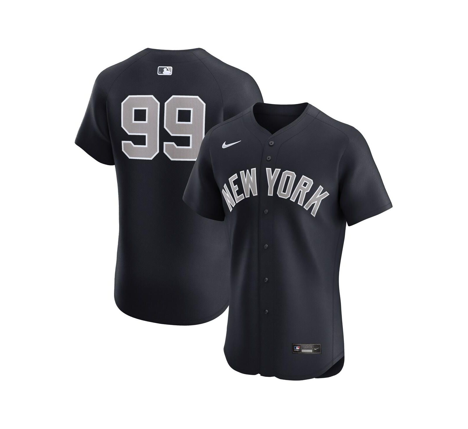 Nike Men's Aaron Judge Navy New York Yankees Alternate 1 Elite Player Jersey