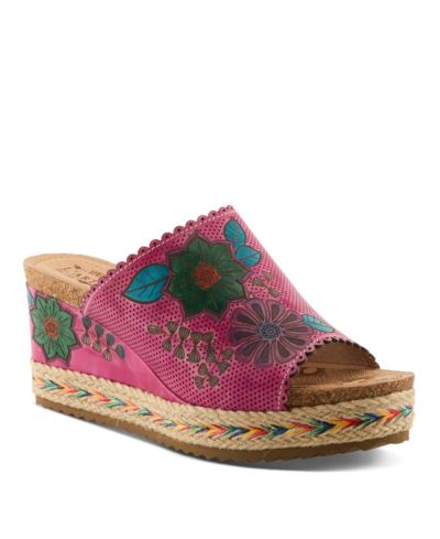 Женские босоножки L`Artiste Delraybeach Wedge с ручной росписью