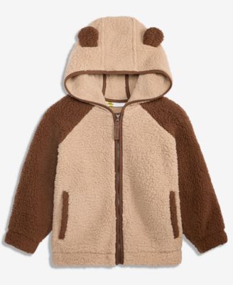 Epic Threads Baby Boys' and Toddler Boys' Bear Sherpa Jacket, Macy's Exclusive