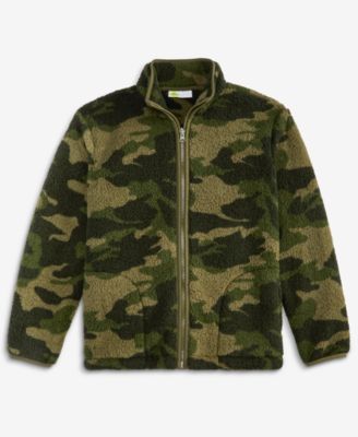 Epic Threads Boys' XS-XL Printed Faux-Sherpa Jacket, Macy's Exclusive