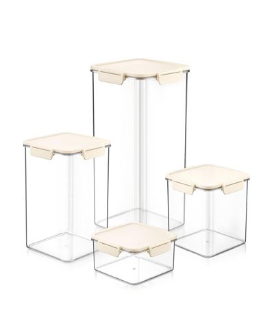 Набор контейнеров для хранения Sorbus 4 Piece Assorted Size Rectangle Snap Lids Airtight