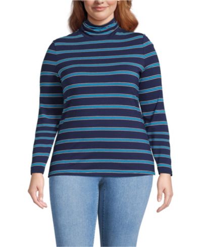 Deep sea/cyan stripe