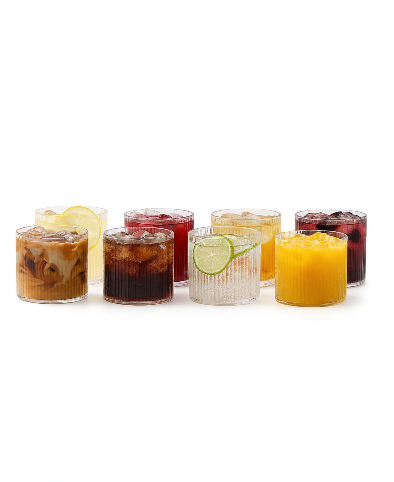 Stone Lain Haven Borosilicate Glasses, Set of 8