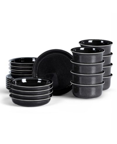 Stone Lain Classic 24-Pc. Dinnerware Set, Service For 8
