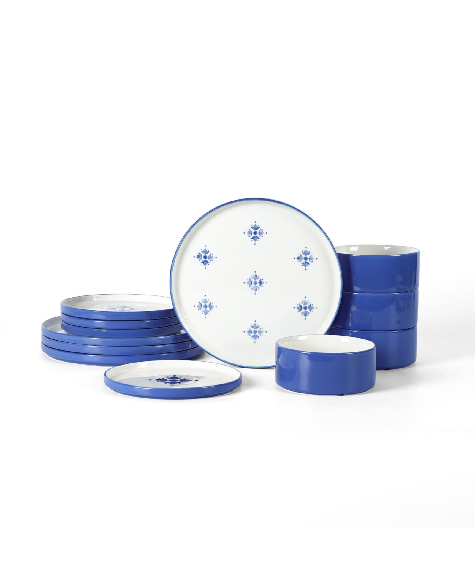Stone Lain Cobalt 12-Pc. Dinnerware Set, Service For 4