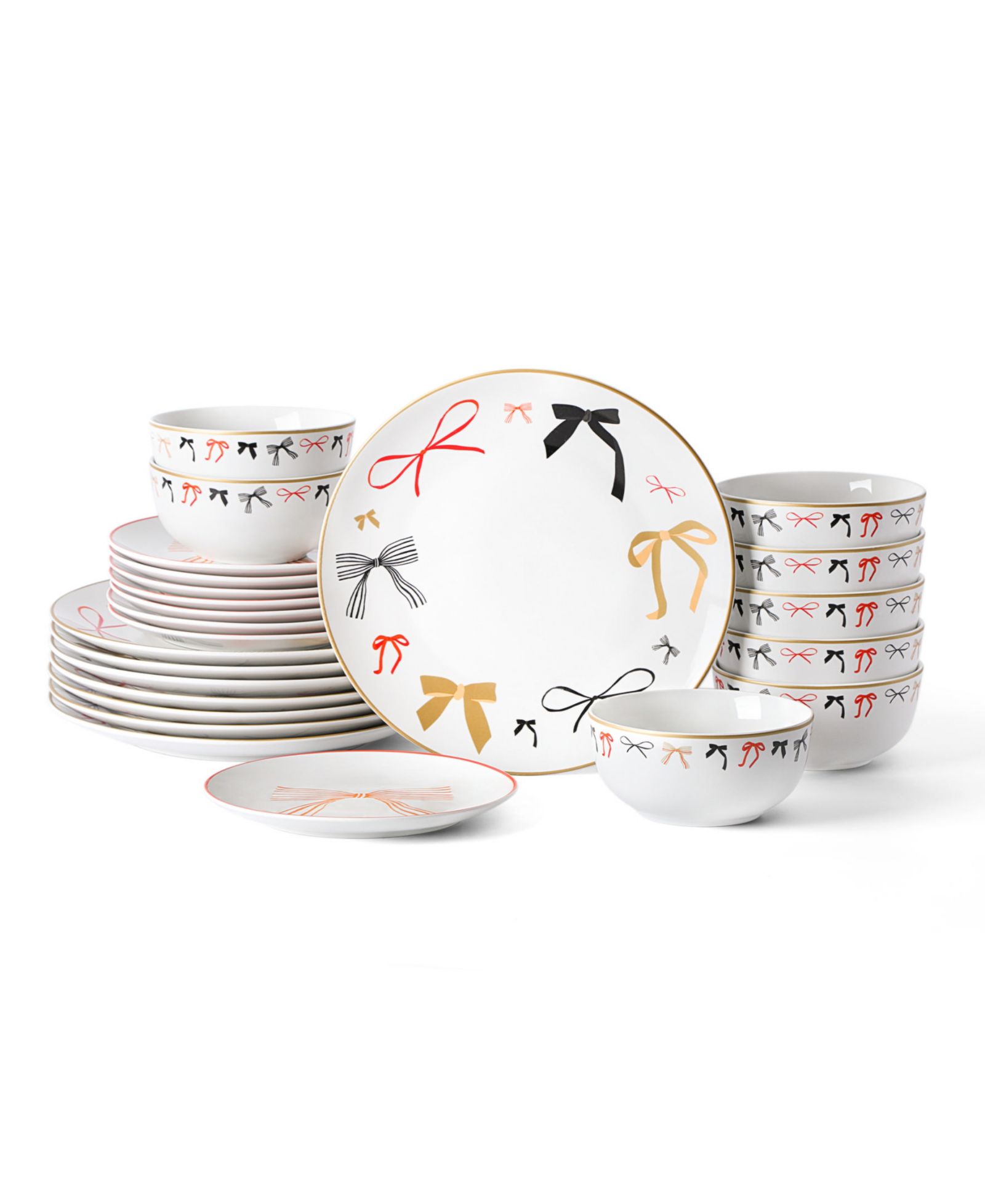 Stone Lain Rosie 24-Pc. Dinnerware Set, Service For 8