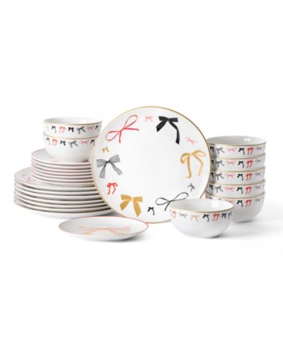 Stone Lain Rosie 24-Pc. Dinnerware Set, Service For 8
