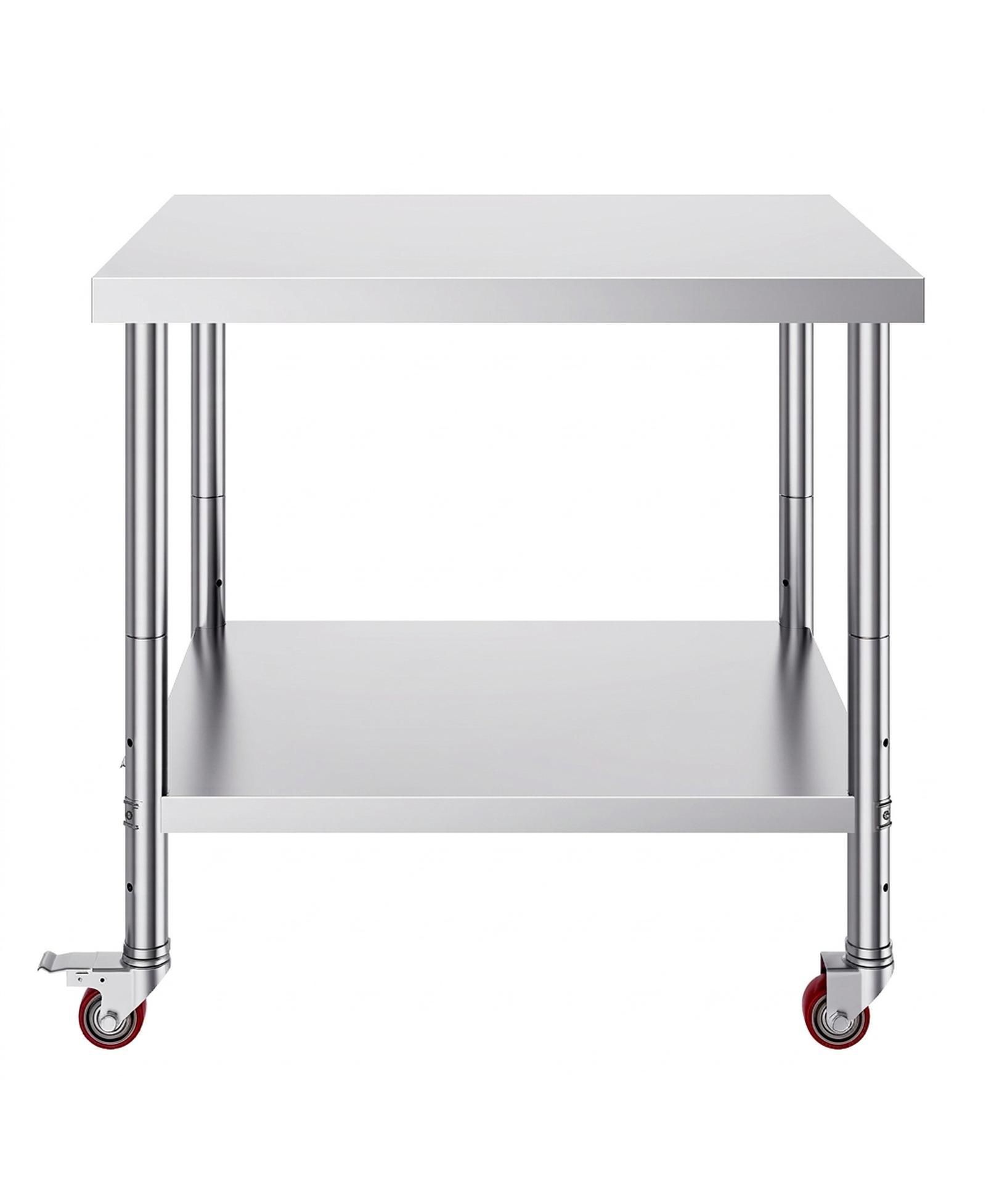 Рабочий стол из нержавеющей стали SUGIFT 36 x 30 x 34 in 700 Lbs Load Capacity