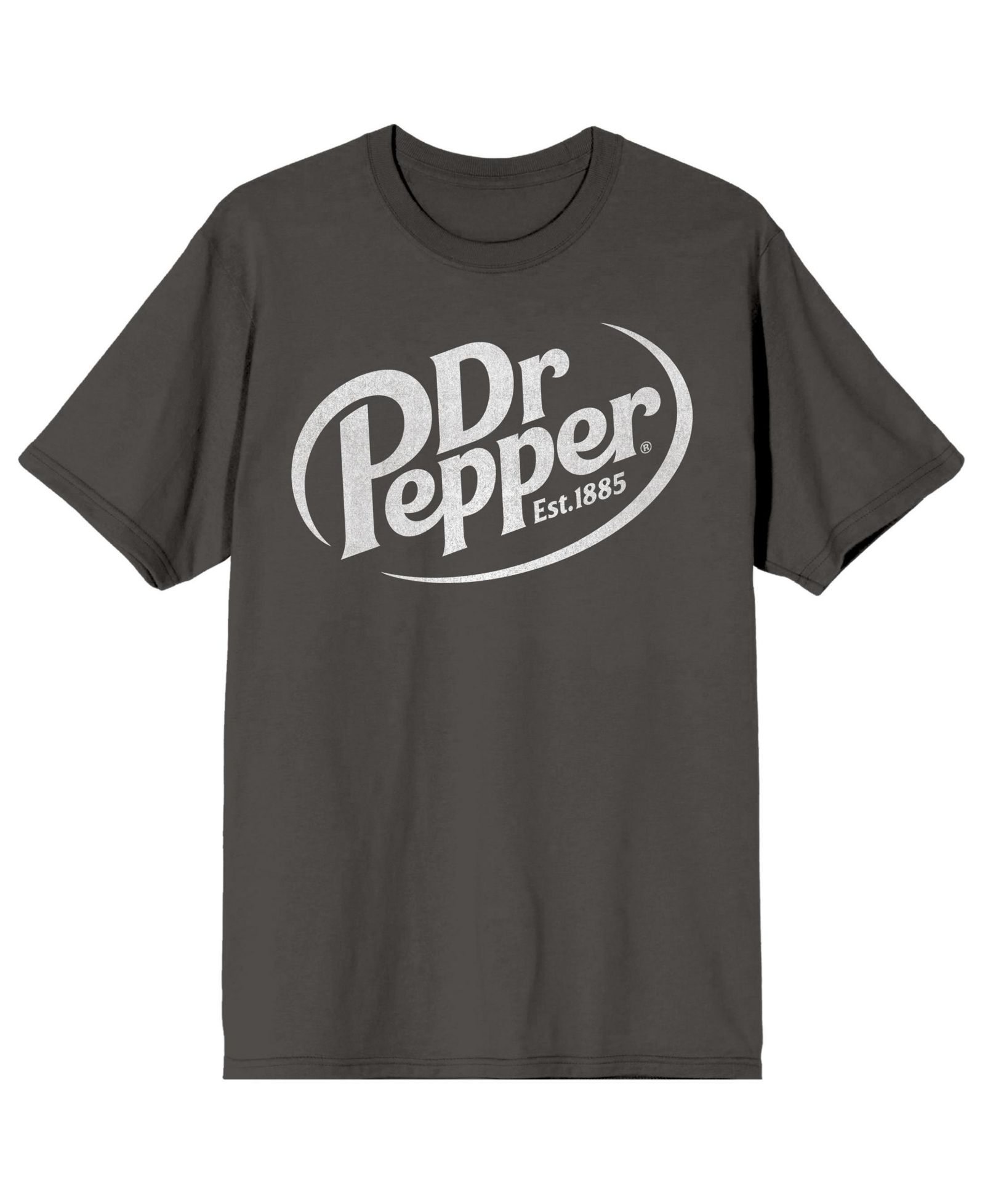 Мужская футболка Dr. Pepper с логотипом белого цвета, укороченный рукав, круглый вырез