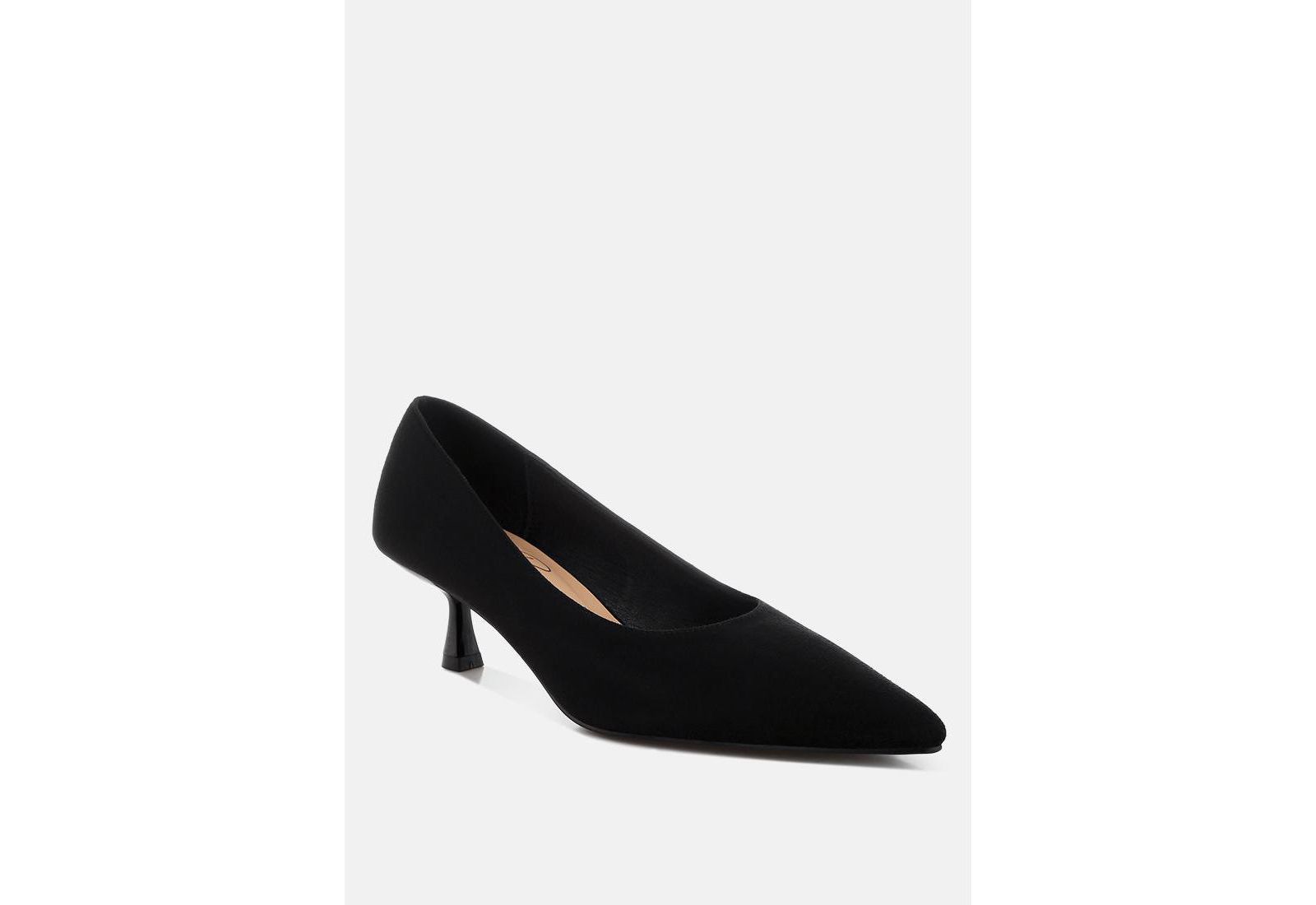 London Rag Women's Nivara Pointy Toe Kitten Heels