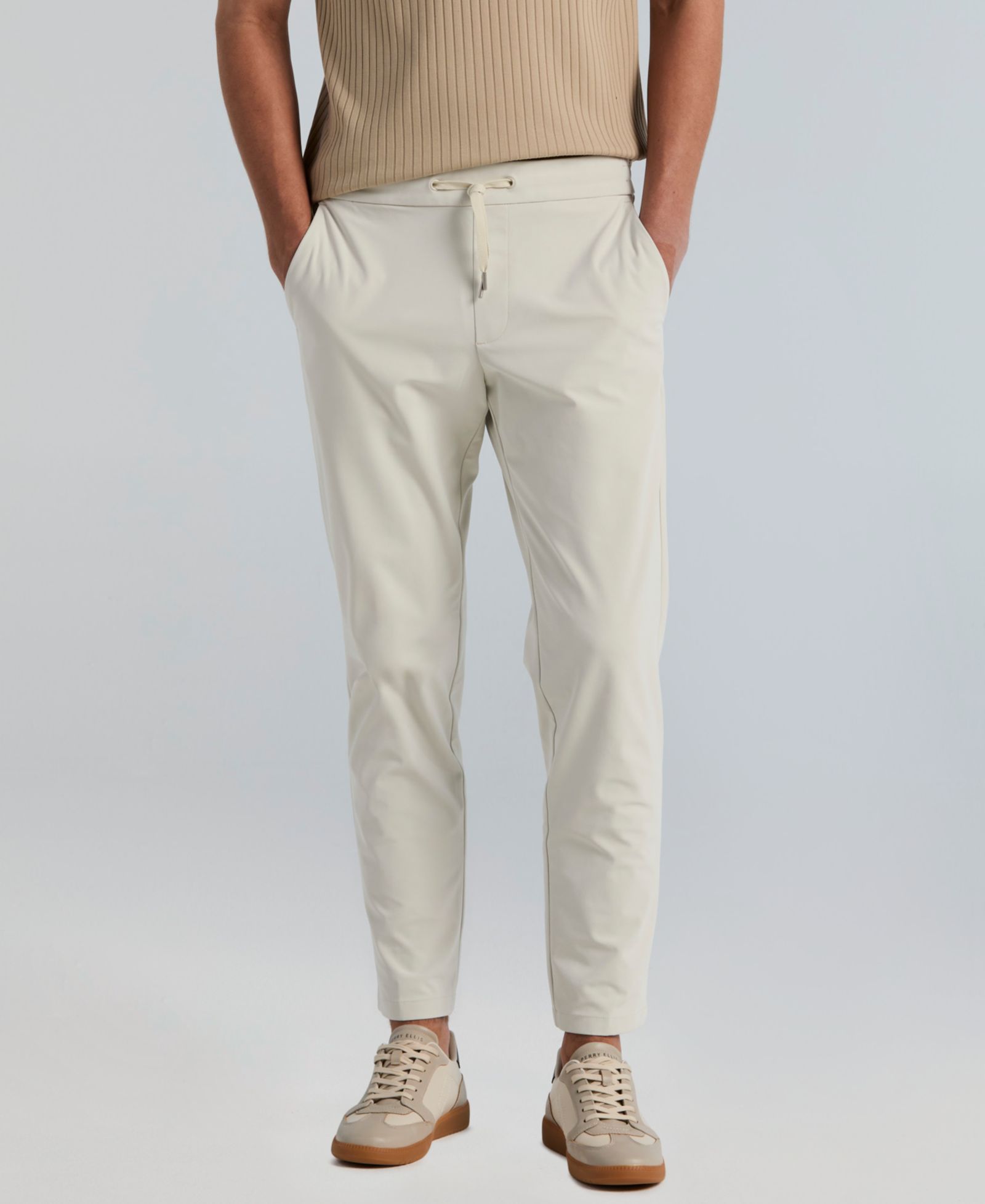 Мужские зауженные брюки Perry Ellis с завязками