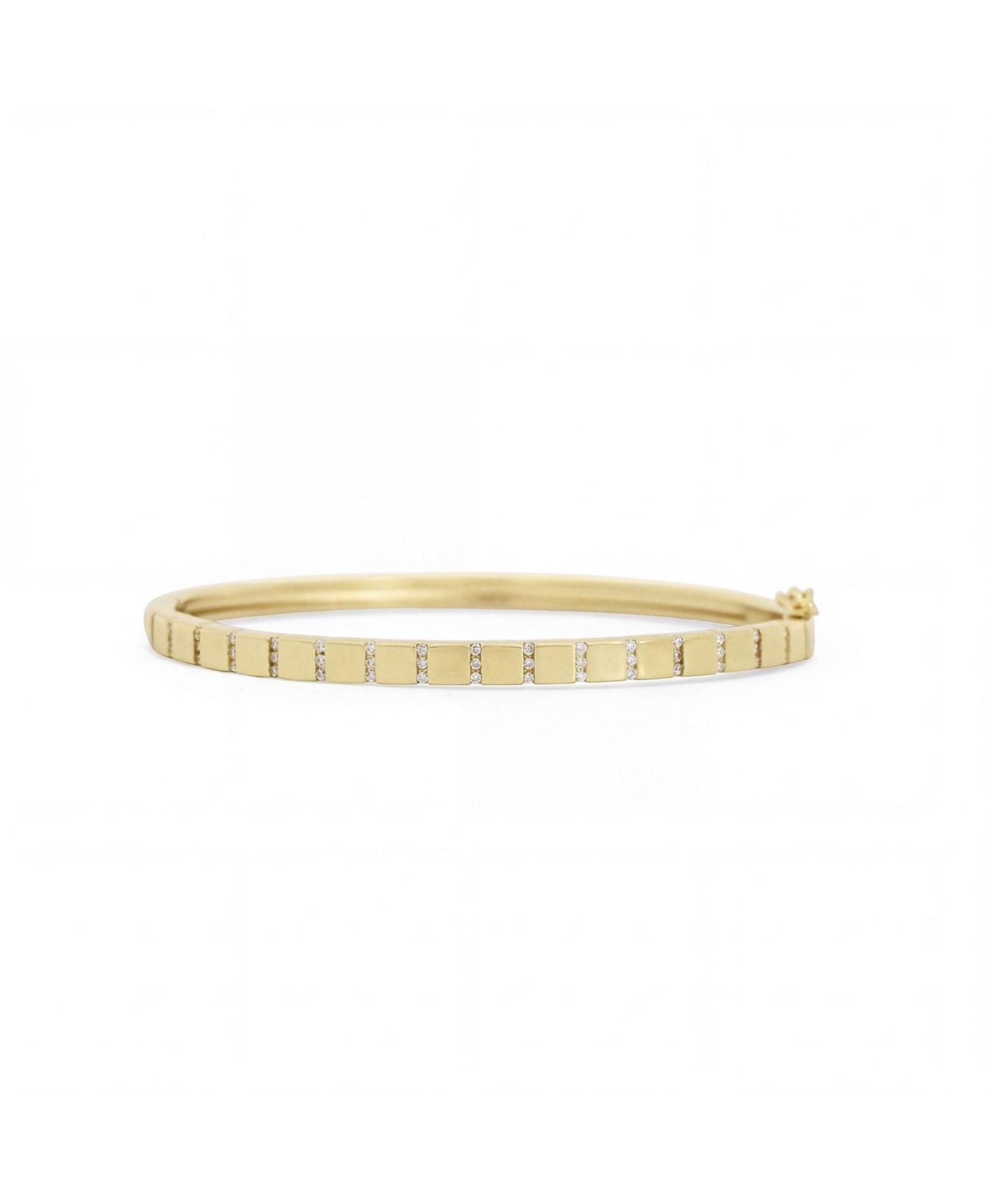 Браслет The Lovery Ribbed CZ 14K Gold Plated Sterling Silver