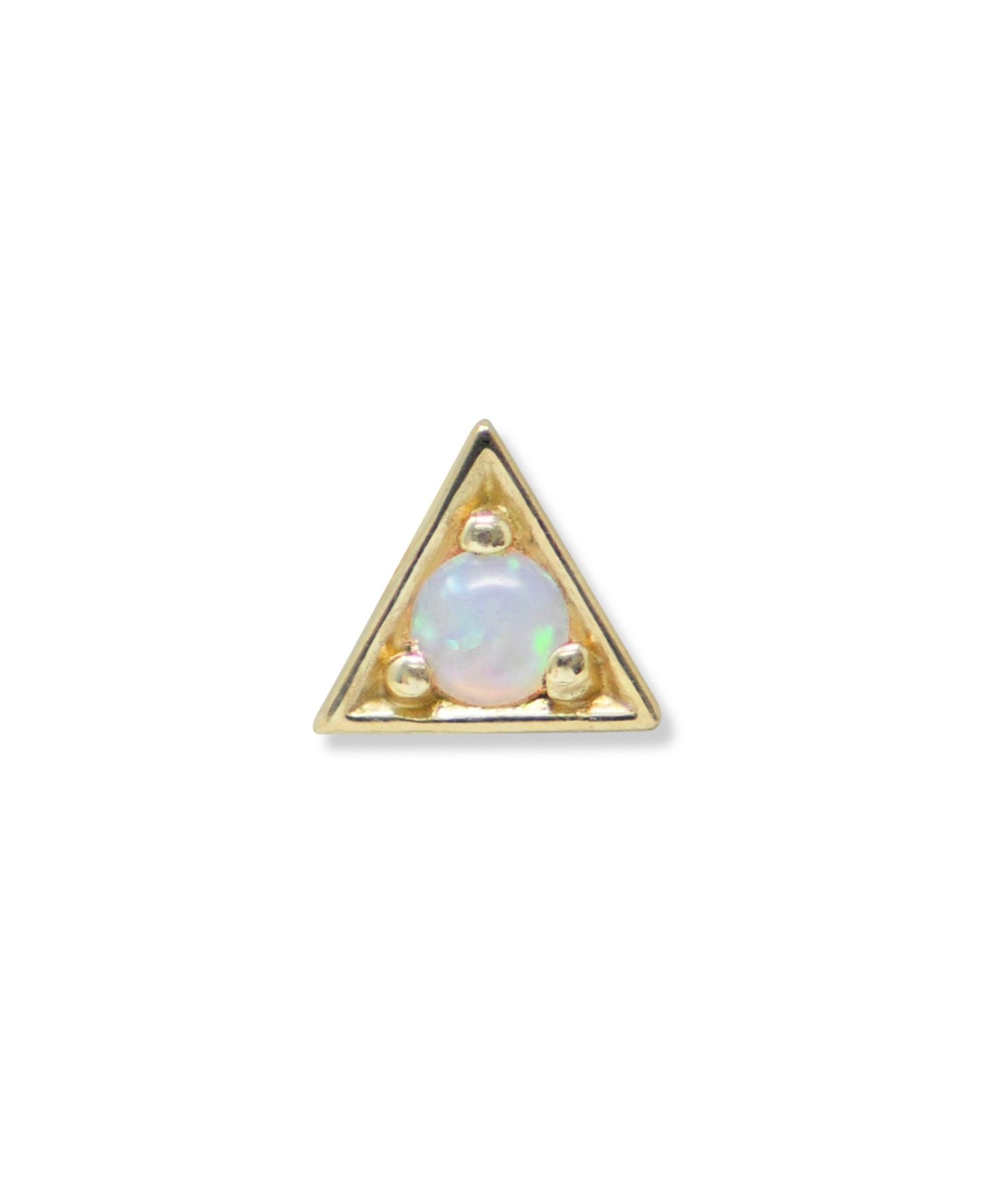 Серьги-гвоздики Anzie Cleo Triangle Single Stud