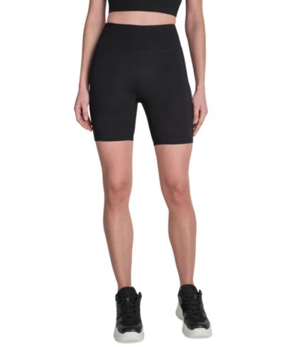 DKNY Sport Women's High-Waist Bike Shorts
