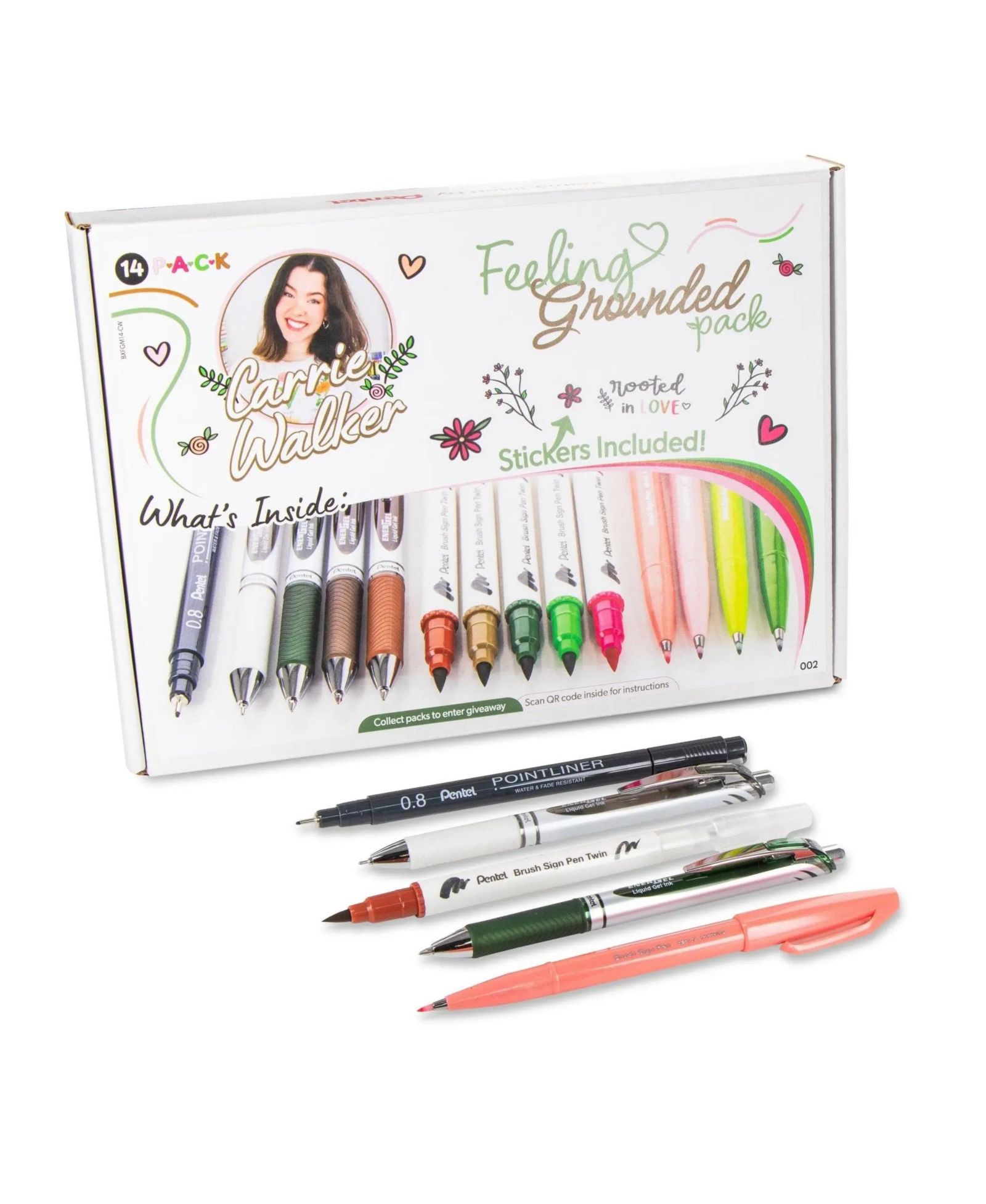 Pentel набор для ведения дневника Feeling Grounded