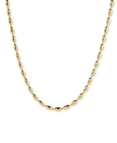 Ana Luisa Capri Gold-Plated Ball Chain Necklace