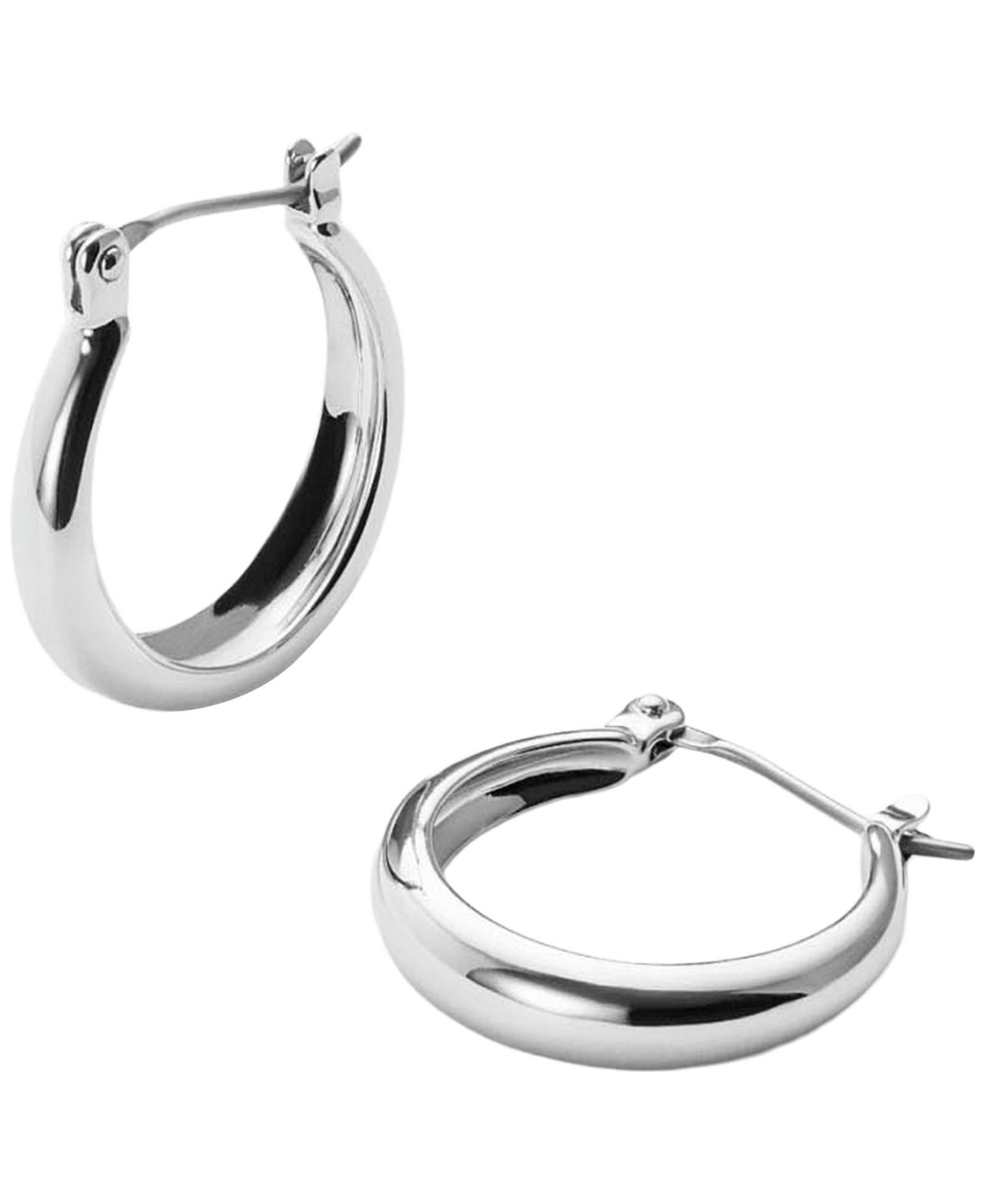 Серьги-кольца Ana Luisa Venus Silver Endless Hoop