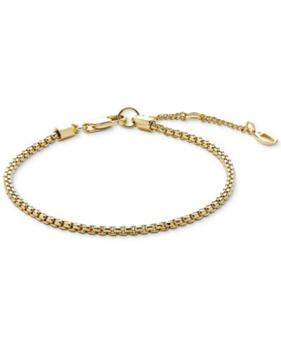 Браслет Ana Luisa Danay Gold-Plated Soft Box Chain