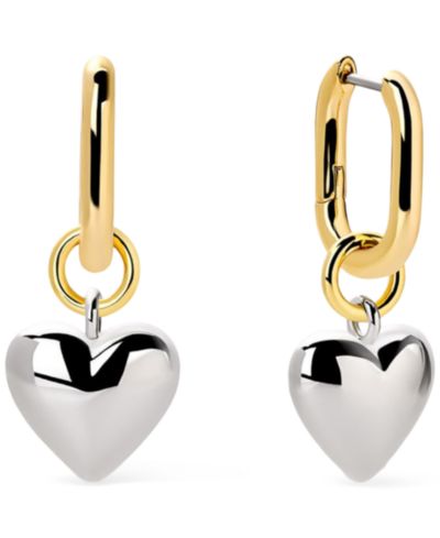 Серьги Ana Luisa Wesley Two-Tone Heart